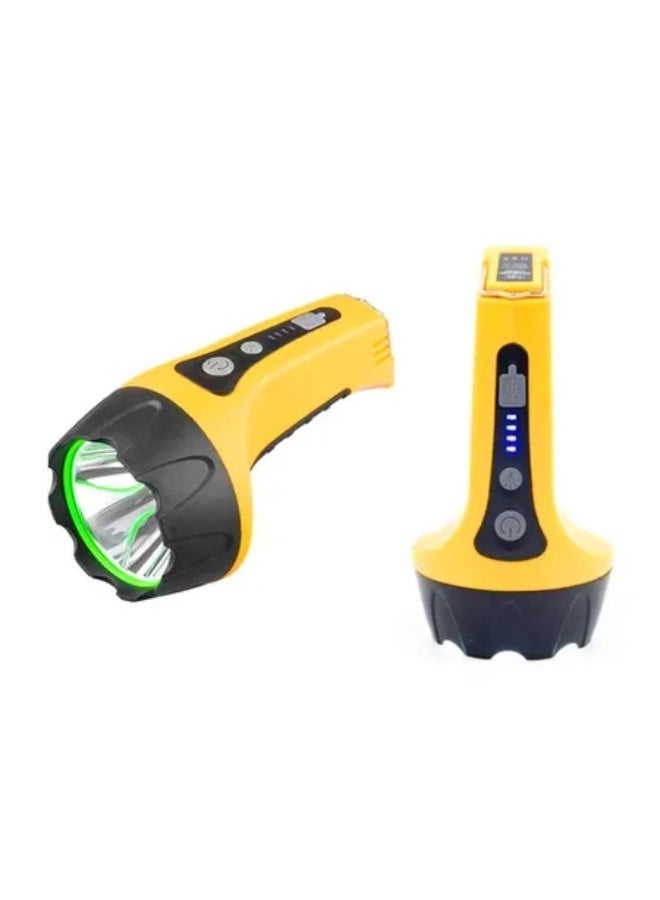 ہائی پاور ریچارج ایبل ایل ای ڈی ٹارچ کے ساتھ COB ورک لائٹ ٹائپ سی چارجنگ برائٹ ٹارچ لائٹ کیمپنگ ایمرجنسی اور بیرونی استعمال کے لیے